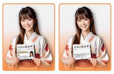 壱カジ(イチカジ)のKYCで身分証をアップロードする見本