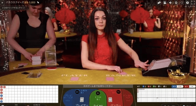 バカラのゲームの流れ２