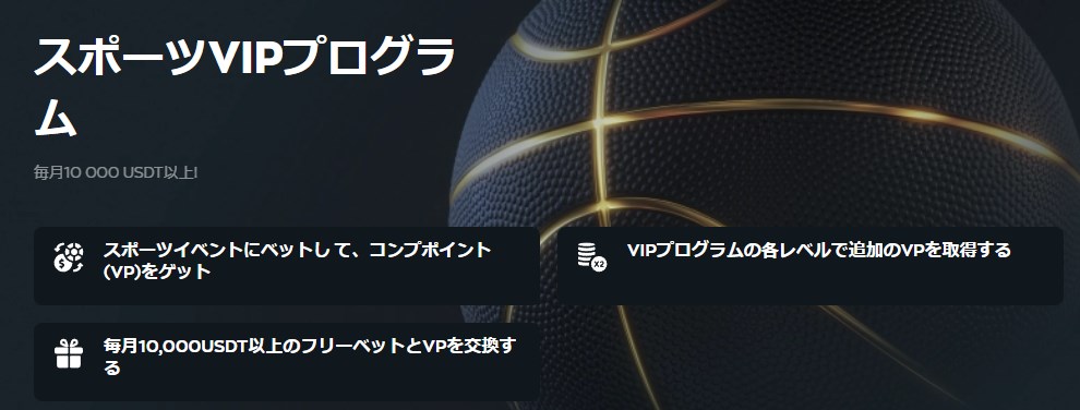 ベイブカジノのスポーツVIPプログラム