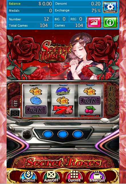 ベラジョンカジノのSecretRoses